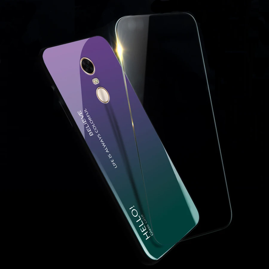 HOTSWEI чехол для Xiaomi Redmi Note 4 X 4X роскошный градиентный цветной зеркальный из