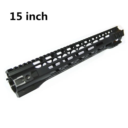 sy-15cun-yugu FIRECLUB " 10" 1" 15" дюймов MLOK Handguard бесплатный поплавок супер тонкий ar 15 Handguard Quad Rail для M4 M16 со стальной бочковой гайкой - Цвет: sy-15cun-yugu