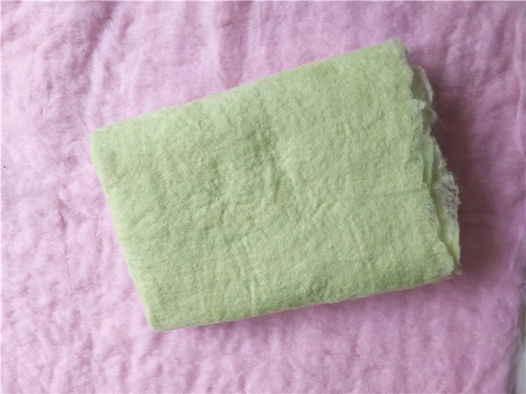 light green 60*60 см новорожденных одеяло для фото Цветочный стиль шерсть флис одеяло для новорожденного фон для позирования мягкая корзина Stuffer реквизит - Цвет: light green