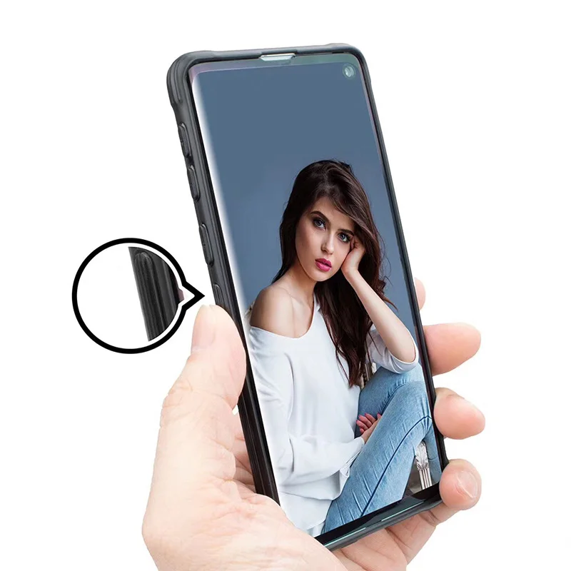 Luxury Brand 3D PINK Letter Women Glitter Phone Case for Samsung Galaxy S8 S9 S10 Plus Note 8 9 Leathe Cover With Card Wallet |