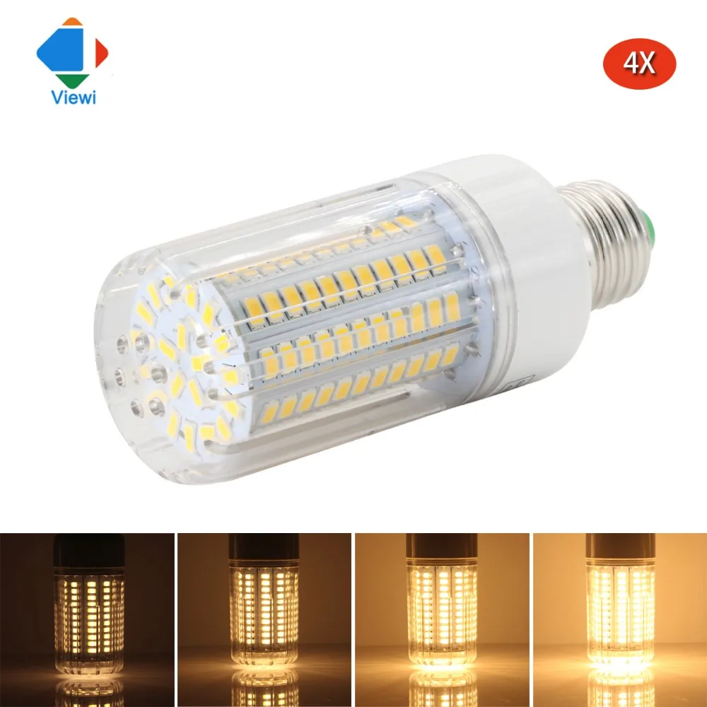 Viewi 4X светорегулятор Светодиодная лампа супер яркая 110 v 220 E27 25Вт матовый