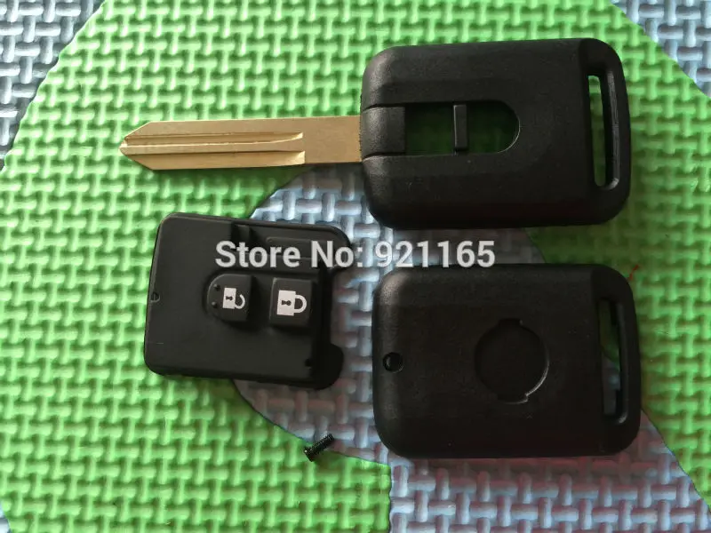 1 шт. 2 кнопки дистанционный Корпус брелок для ключей Подходит Nissan Qashqai Micra Navara Almera