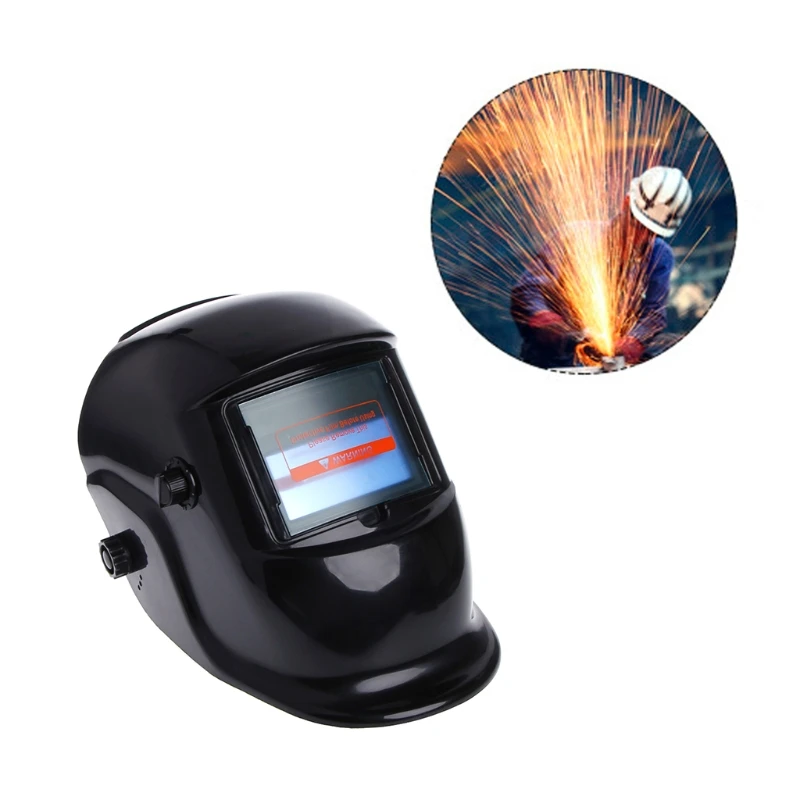 

Pro Solar Auto Darkening Welding Helmet Mask Arc Tig Mig Grinding Welder Cap Safety Goggles qiang