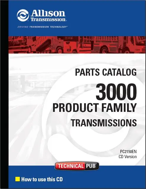 Allison Запчасти для трансмиссии каталог|parts catalog|catalog parts |