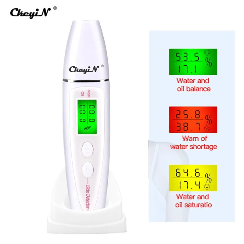 Цифровой детектор влажности кожи Портативный Анализатор содержания масла для