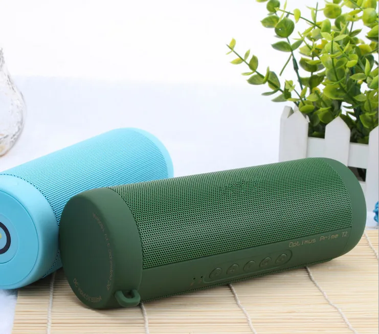 T2 Bluetooth динамик водонепроницаемый портативный открытый беспроводной мини Колонка коробка динамик Поддержка TF карта FM стерео Hi-Fi Box