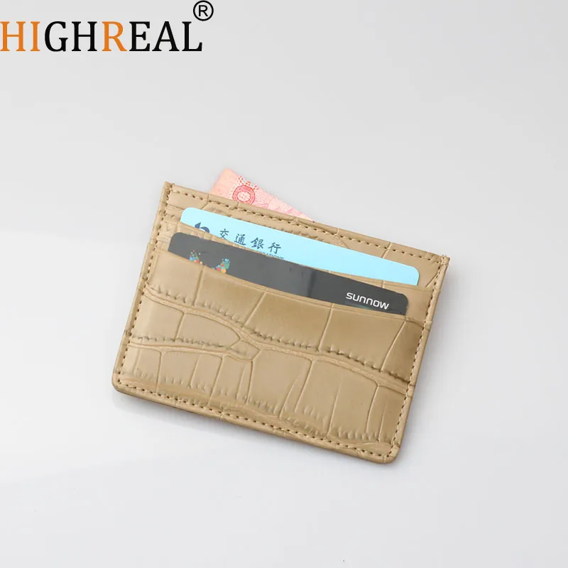 Настоящая Крокодиловая визитница для мужчин и женщин из натуральной кожи чехол