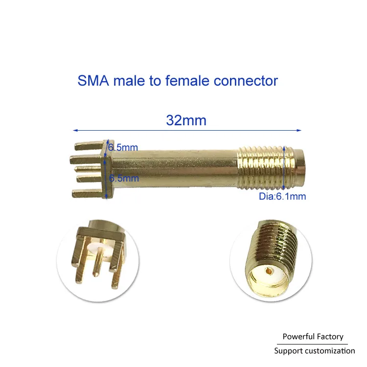 SMA RF коаксиальный разъем BNC TNC MCX MMCX N Type Гнездовой адаптер 1 шт.|Антенны для связи| |