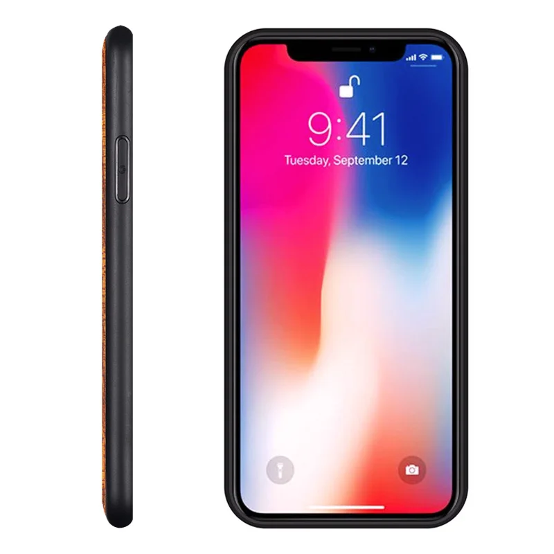 Techase Wood Case Protetive Back Cover For iPhone XR XS MAX TPU FIX Wooden 7 8 X Cases | Мобильные телефоны и аксессуары