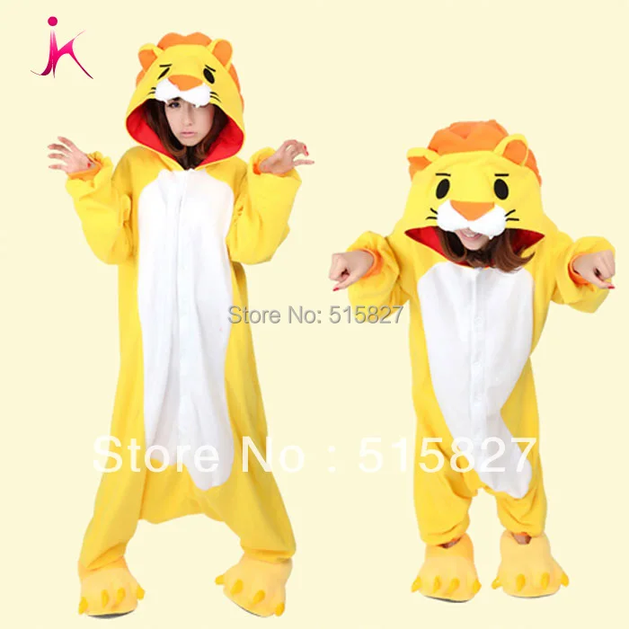 Горячая JP Аниме животных пижамы Лев косплэй костюм для женщин оптовая продажа