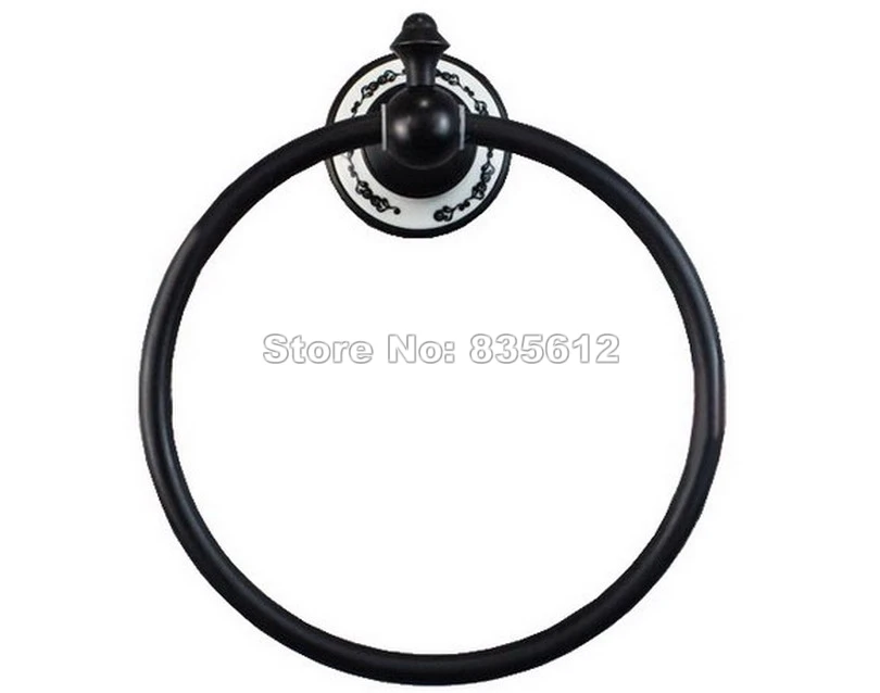 Аксессуар для ванной комнаты настенный Черный Масляный прорезиненный бронзовый