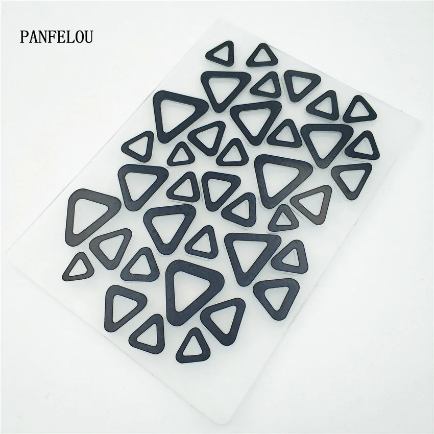 PANFELOU пасхальные треугольные Пузырьковые папки для тиснения пластика