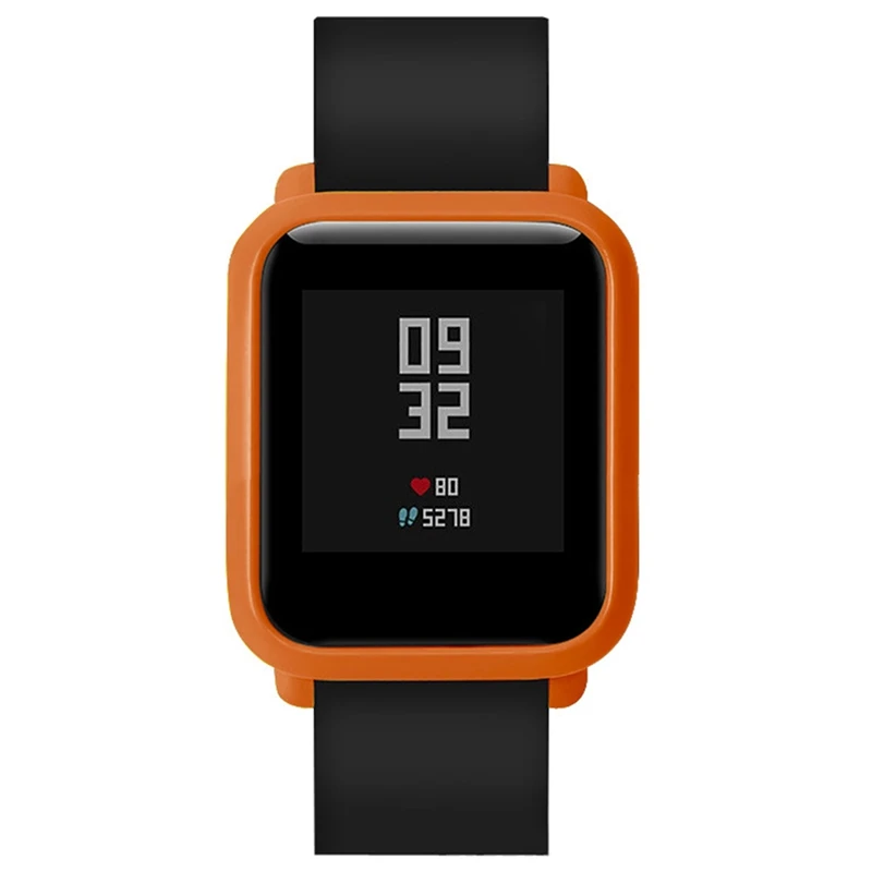 Чехлы для часов рамка для Amazfit Bip Молодежный защитный чехол умных часов чехол тонкий цветной каркас чехол защитная оболочка для Xiaomi Huami