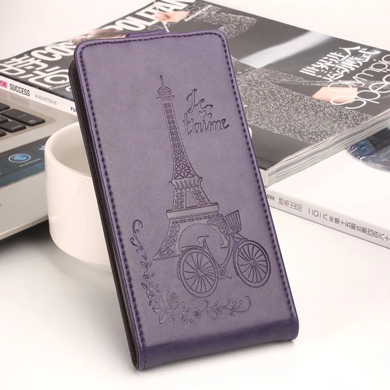 BaiweiFor Lenovo Vibe P1M Case Роскошные Элегантные Windbell Тиснение Кожи вертикальный флип