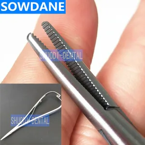 Уход за полостью рта, стоматологический ортодонтический держатель игл, эластичное размещение, стандартный 14 см Экстра тонкий клюв, стоматологический лабораторный инструмент