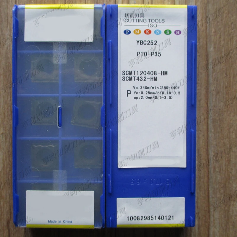 

SCMT120408-HM YBC252 SCMT432-HM CNC INSERT P10-P35