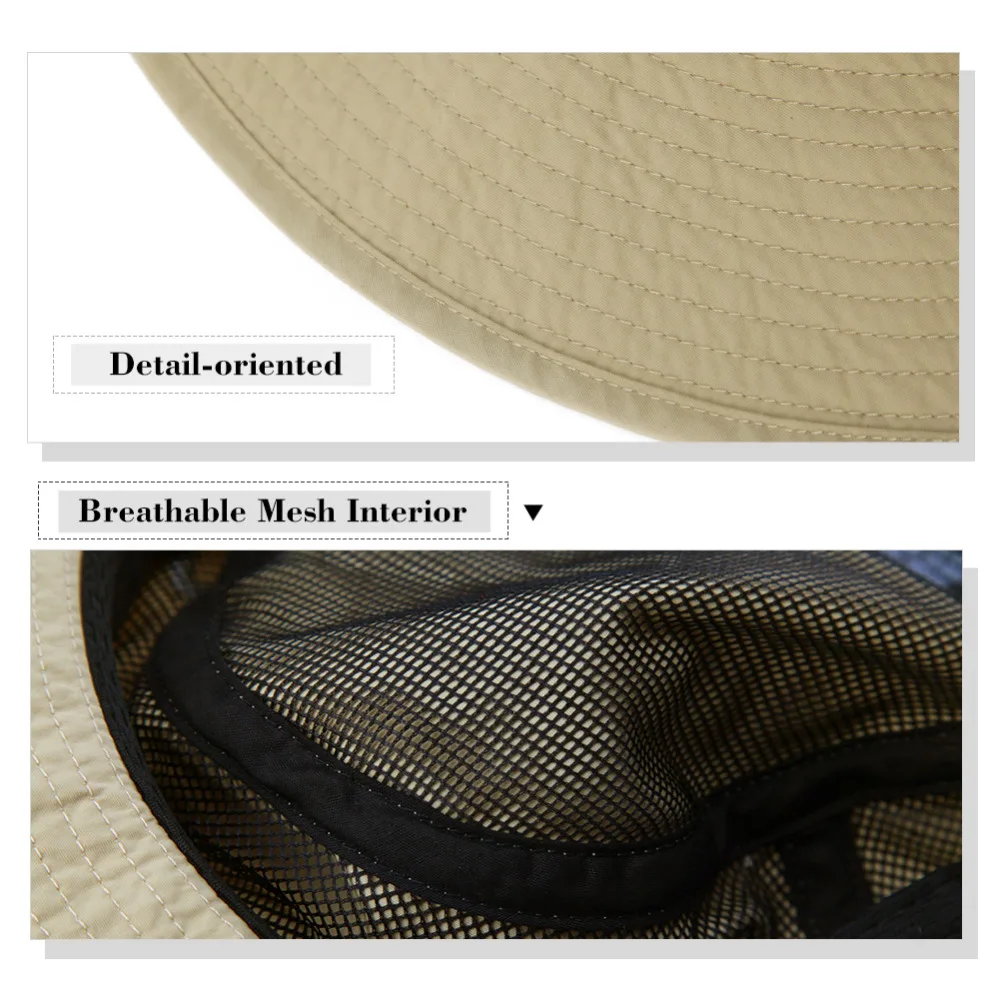 Siggi унисекс Мужские Лето ведро шляпа от солнца UPF 50 + Packable камуфляж женщины Sunhat