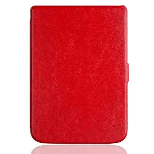 Red Продвинутый ТПУ мягкий чехол для pocketbook 616, ультра тонкий электронный магнитный смарт-чехол из полиуретановой кожи для PocketBook 616 Basic Lux2 - Цвет: Red