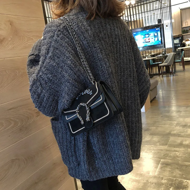 Модная дизайнерская женская кожаная сумка через плечо с надписью Женская