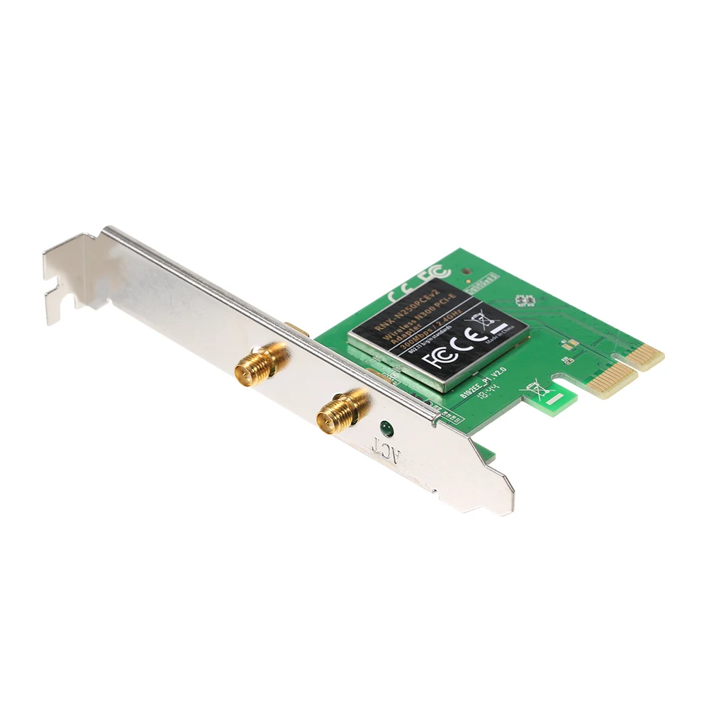 Wi Fi адаптер PCI Express 300 Мбит/с 2 4 ГГц|Сетевые карты| |