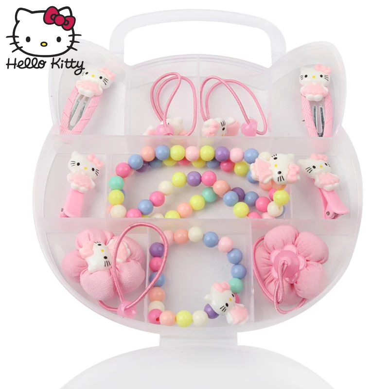Hello kitty Подарочный набор детские шпильки волосы аксессуары для девочек зажимы