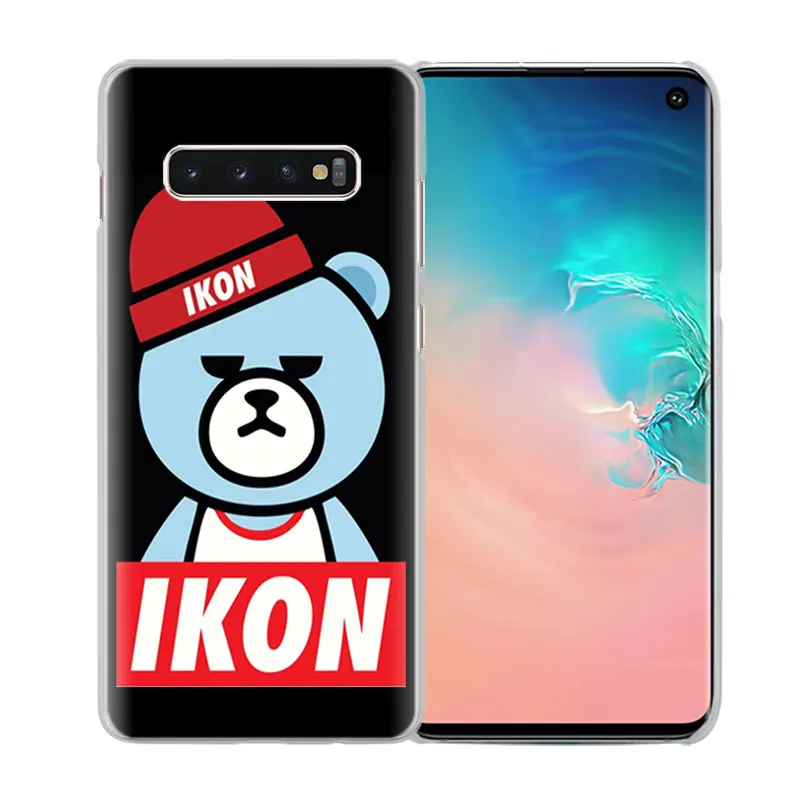 Ikon KPOP мальчик группа телефонные чехлы для samsung Galaxy S10e S10 плюс S8 S9 плюс S6 S7 край A40 A50 A70 M20 чехол Coque