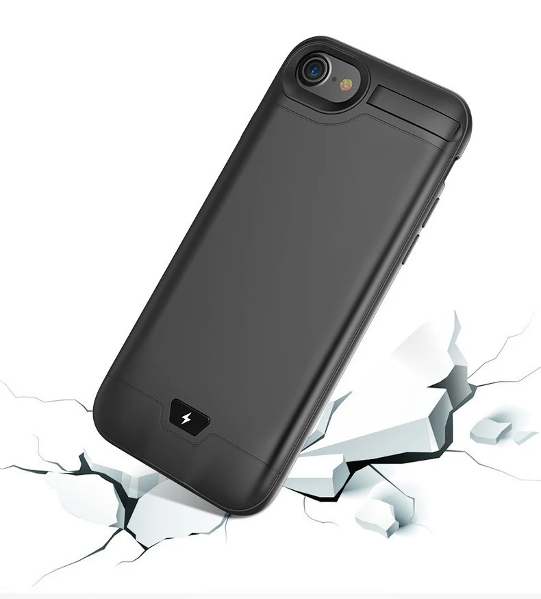 5000/8000 мАч запасной внешний аккумулятор чехол для iPhone 6 6S 7 8 Plus тонкий ультра тонкий чехол для зарядки чехол для зарядного устройства