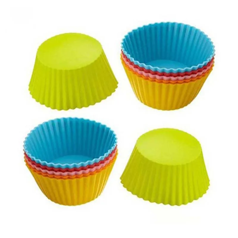 12 шт. Силиконовые Формы для кексов 7 см | Дом и сад