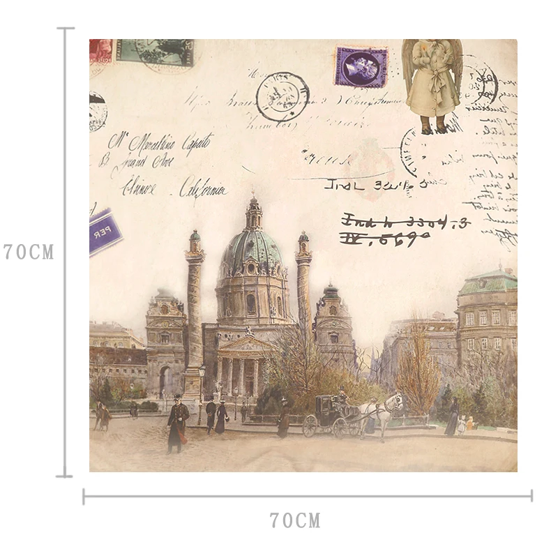 70*70 см Высокое качество шелковый шарф женский маленький мягкий квадрат