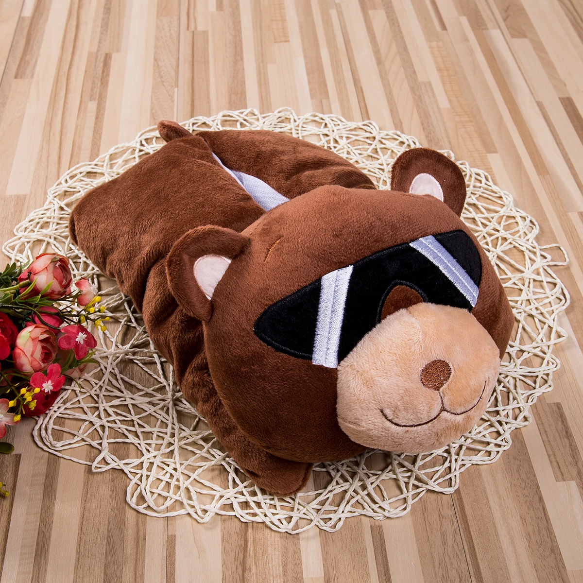 Social bear 1 шт. Милая кукольная коробка для салфеток, чехол для туалетной бумаги, держатель для салфеток, домашний декор для автомобиля - Название цвета: Social bear