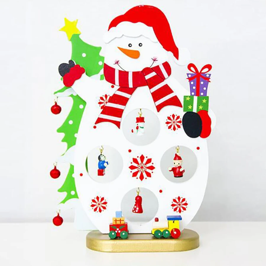 Snowman Снеговик Рождественское украшение подвеска Принцесса рождественские украшения для дома Санта Клаус дерево Рождество счастливый год подарок свадьба - Цвет: Snowman