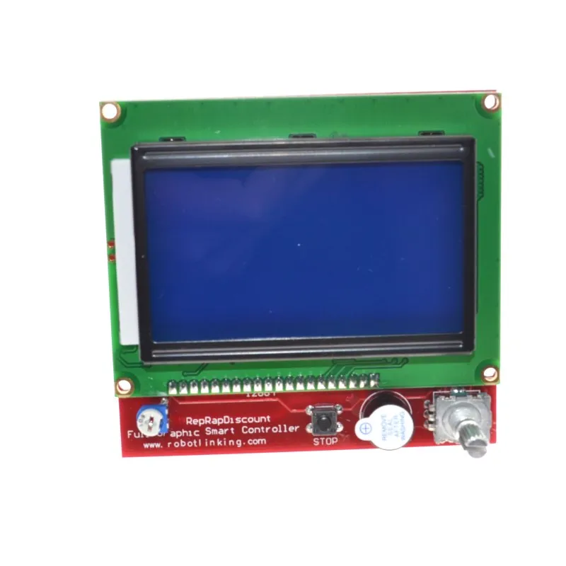 3D printer smart controller RAMPS 1.4 LCD 12864 control panel blue screen for arduino | Электронные компоненты и