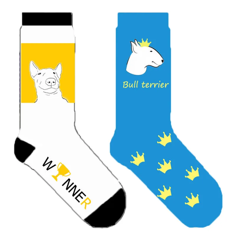 Трофей для женщин бультерьер носки победитель собака команда забавная новинка с