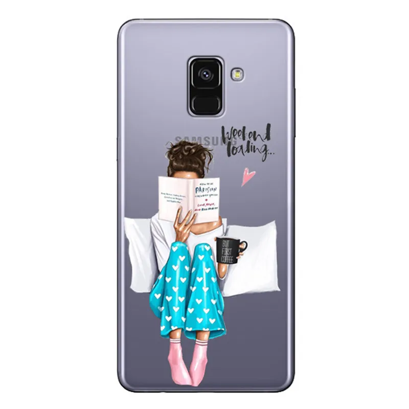 TPU Goddess/туфли VOGUE арт платье принцессы для девочек; женская обувь boss кофе чехол для телефона из мягкого силикона ТПУ с рисунком аксессуары для телефона чехол для samsung S6/7/8/9 плюс край - Цвет: TPU