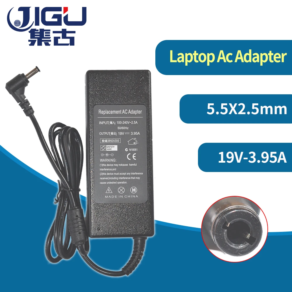 

19V 3.95A 5.5*2.5MM 75W Replacement For Toshiba satellite c670-16k a300-14t c870-c7w Laptop AC Charger Power Adapter