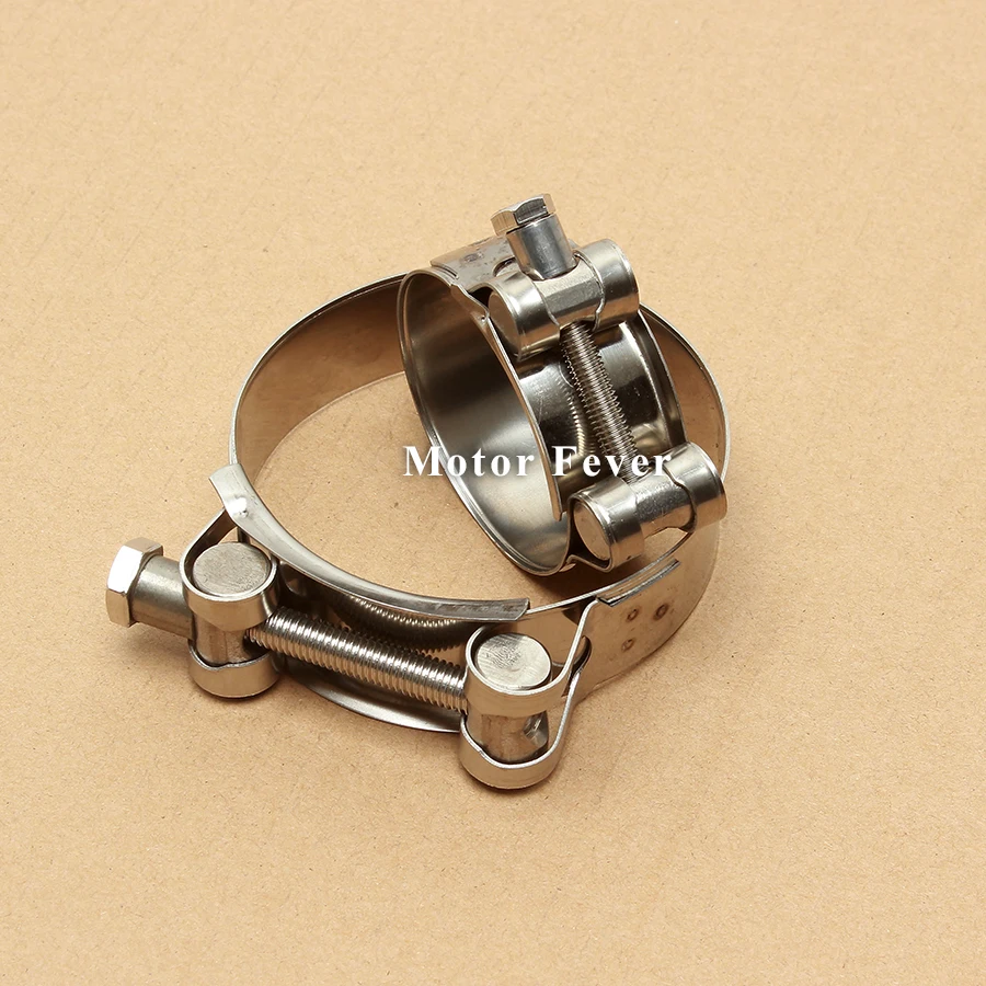 Универсальный зажим для выхлопной трубы мотоцикла глушитель из нержавеющей