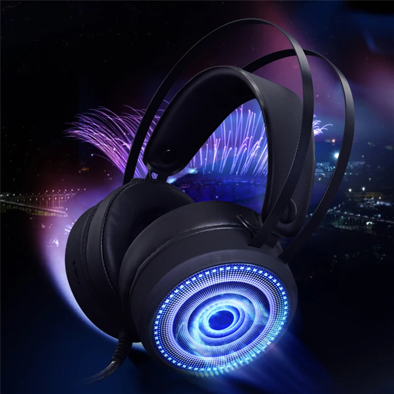 TTLIFE За-Ear Стерео Игры Гарнитура Объемного Звука Pro Наушники с Функция вибрации