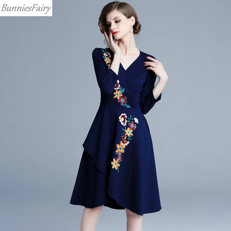 BunniesFairy 2018 осенне зимнее женское модное платье принцессы в винтажном ретро стиле