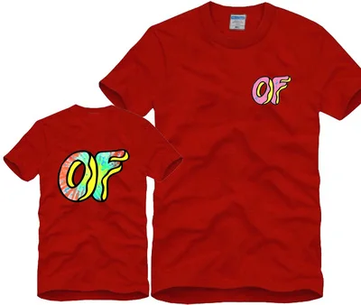 Новая футболка 2018 года! Странное будущее OFWGKTA Wang Wolf Gang хип хоп 100% хлопок с коротким