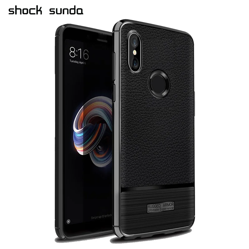 Shock Sunda роскошный Силиконовый ТПУ чехол для телефона Xiaomi Redmi Note 5 Pro Чехол из
