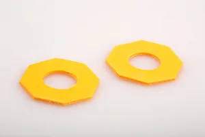 Шлепанцы LC RACING, желтые, EMB-1 EMB-SCWRCMTDT 1:14, автомобильные, для бездорожья, # L6099