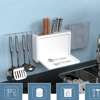 cutlery drainer with easy drain spout kitchen storage organizer fork knife holder spoon chopsticks filter rack knife rack tools