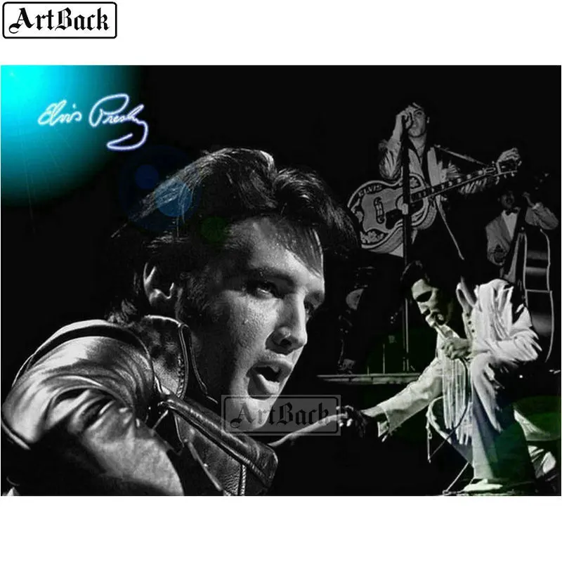 Алмазная живопись Elvis Presley Набор для вышивки квадратными стразами 5d сделай сам