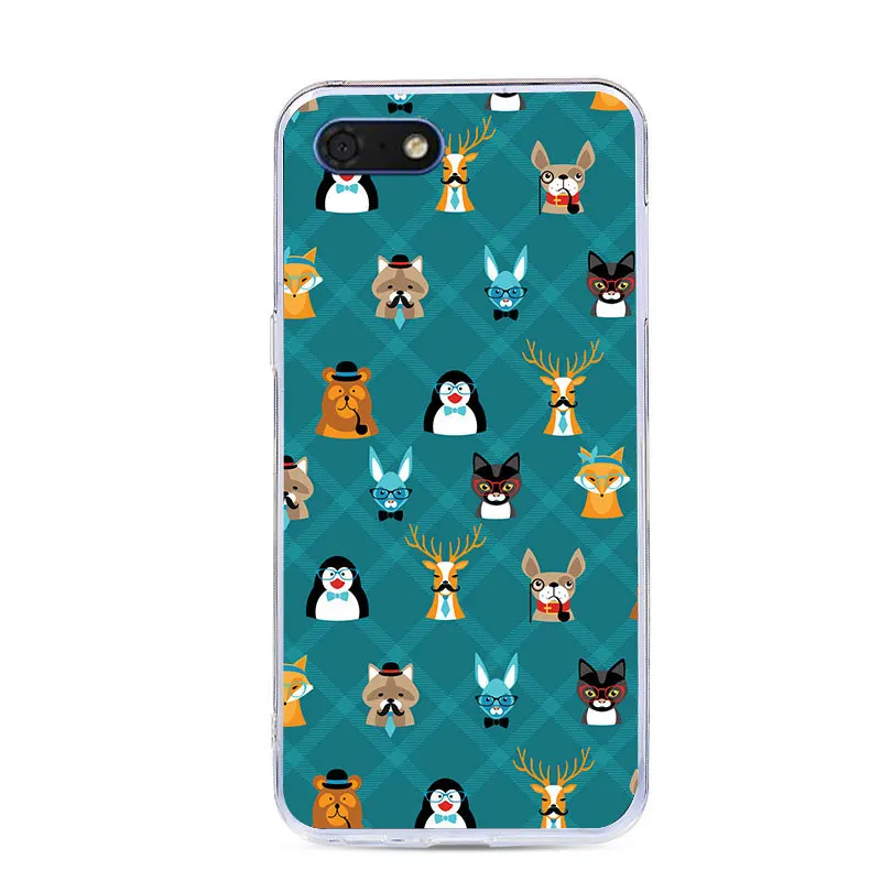 Силиконовый чехол для телефона J &amp R Huawei Y5 Prime 2018 мягкий с рисунком из ТПУ LITE Чехлы