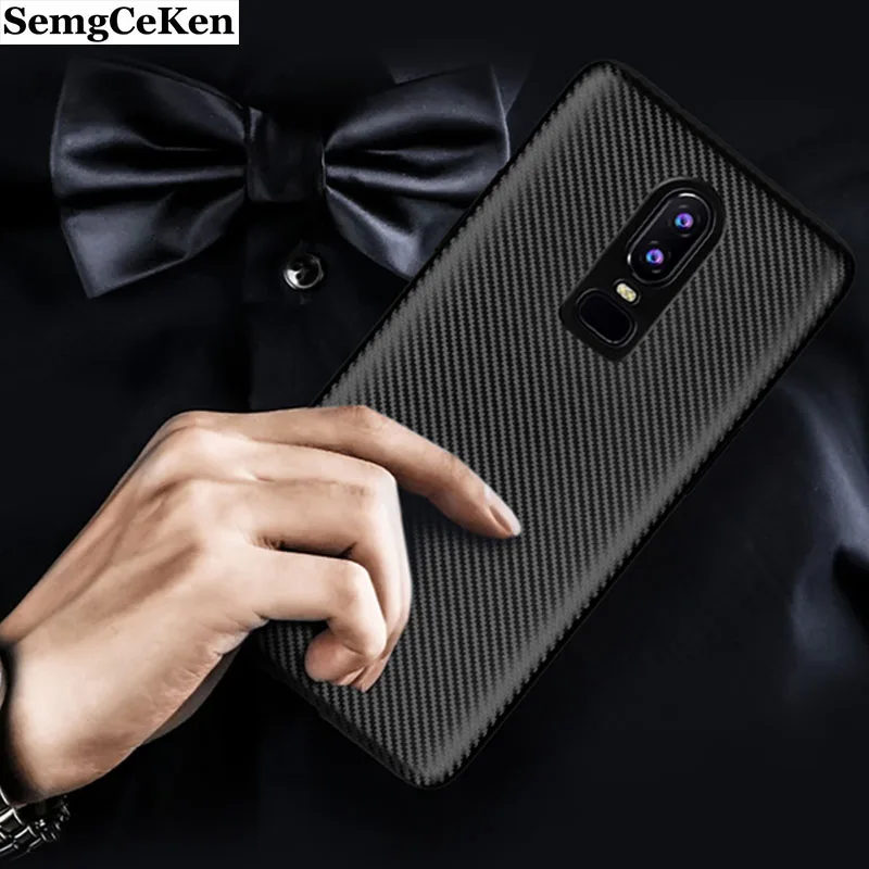 SemgCeKen чехол из углеродного волокна для oneplus 6 7 pro 7pro one plus ультра тонкий мягкий