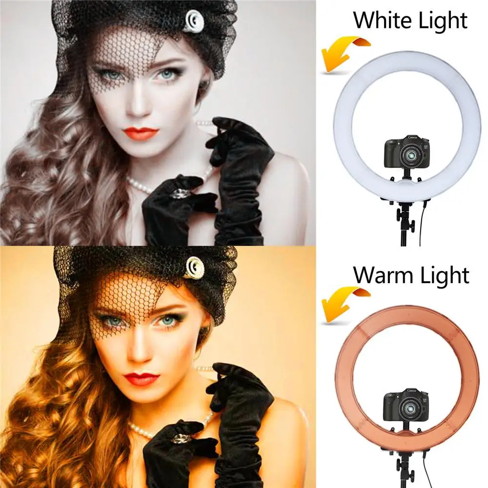 Камера фото студия телефон видео 55W 240PCS LED Кольцевой свет 5500K фотография