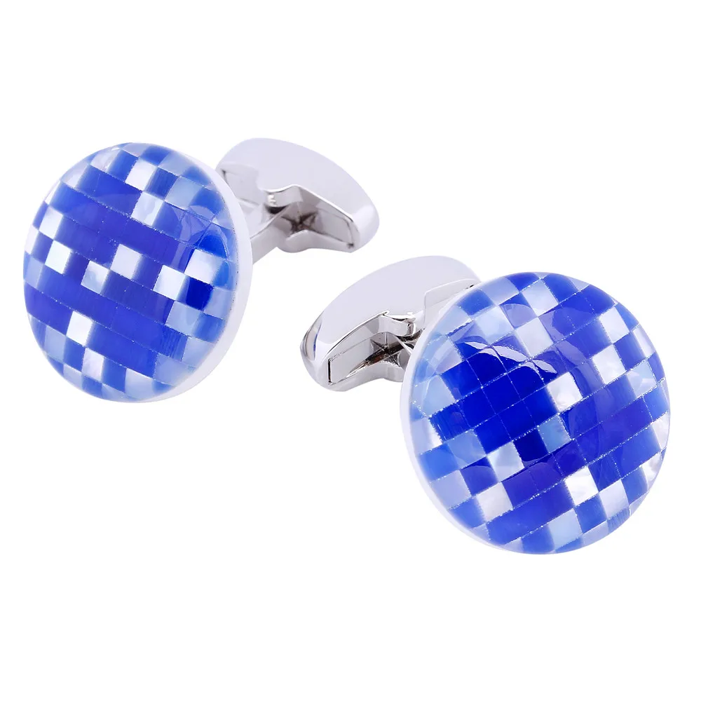 HAWSON Classic Round Stone Cufflinks for Men French Business Daily Suit Sleeve Fasten Cuff Buttons Best Men's Dress Jewelry | Украшения