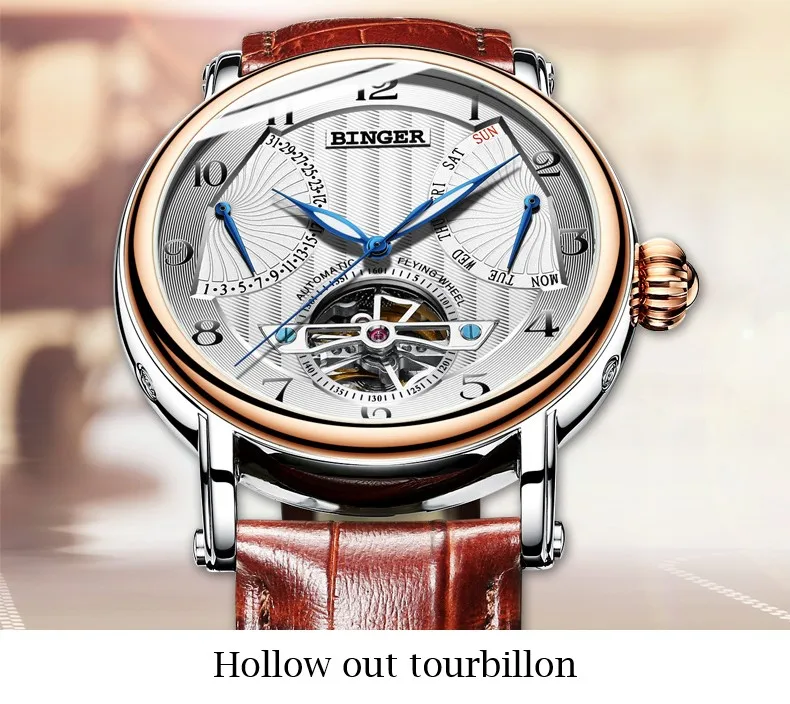 Швейцарский Топ люксовый бренд Tourbillon Мужские деловые водонепроницаемые автоматические механические Спортивные часы Мужские часы Новые