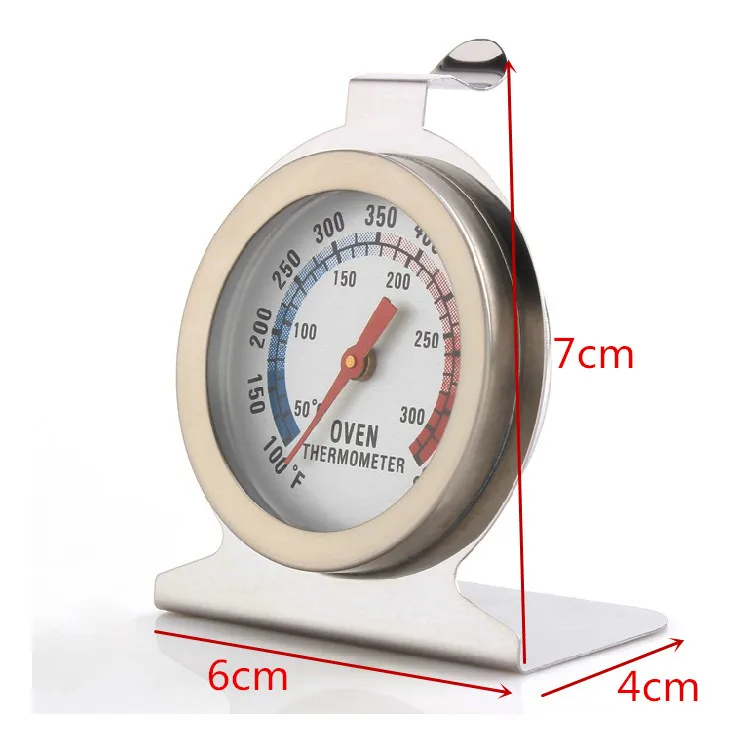 

50Pcs Food Meat Temperature Stand Up Dial Oven Thermometer Stainless Steel Gauge Gage Kitchen Cooker Baking Supplies