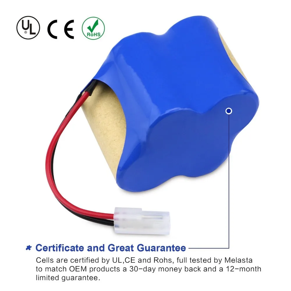 Melasta 2-PACK 4,8 V 3800mAh NiMH аккумулятор для евро-Pro Shark V1700Z V1930 X1725QN VAC-V1930 X8905 беспроводной пылесос для уборки